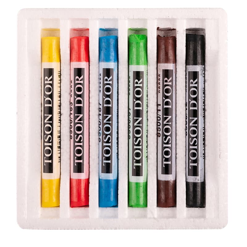 Kredki pastele suche 6kol. 8511 KOH-I-NOOR