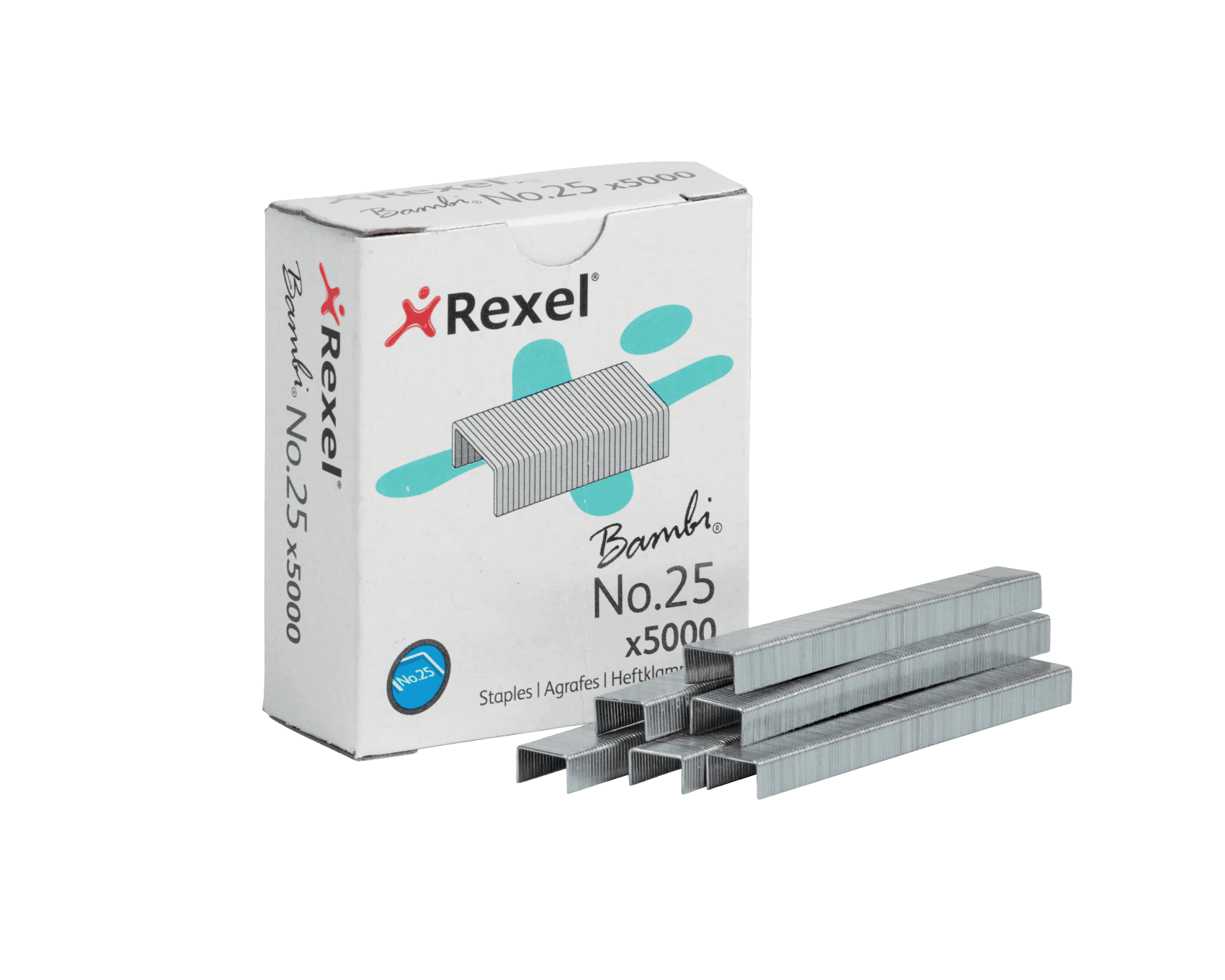 Zszywki nr.25 (4mm) 5000szt. 5025 REXEL