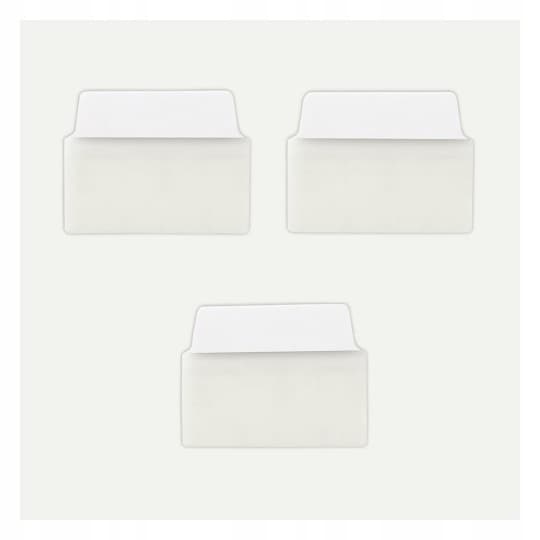 Zakładki indeksujące samoprzylepne 50,8x38,1mm przezroczyste z białą zakładką Ultra Tabs 74787 AVERY ZWECKFORM