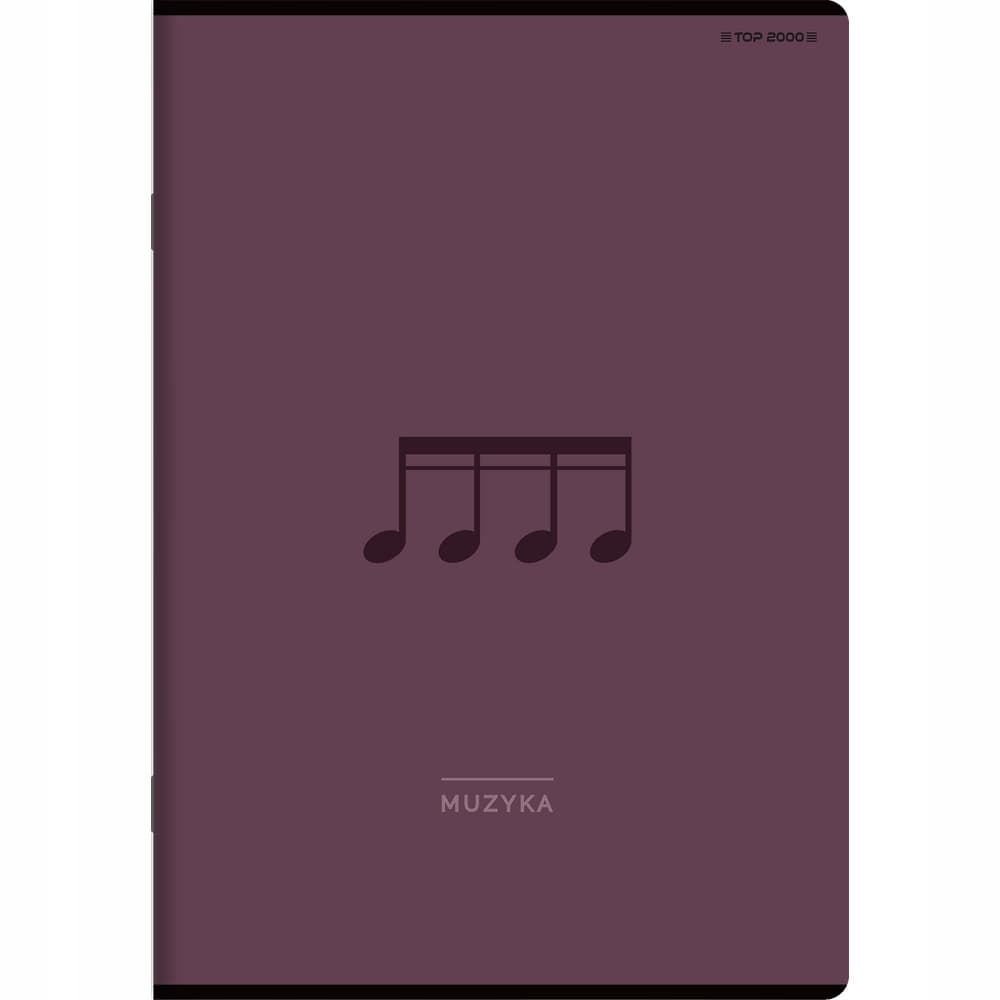 Zeszyt do nut A4 16k 400183685 TOP 2000