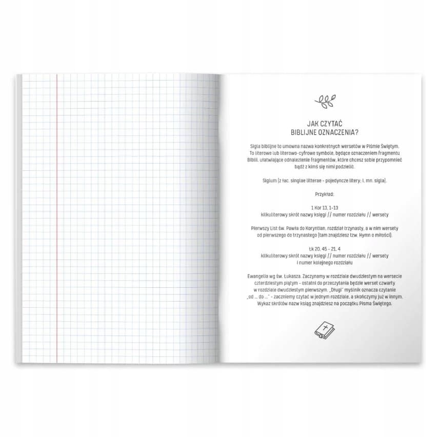 Zeszyt szkolny przedmiotowy A5 60 kartek w kratkę 70g RELIGIA 9577446 HERLITZ