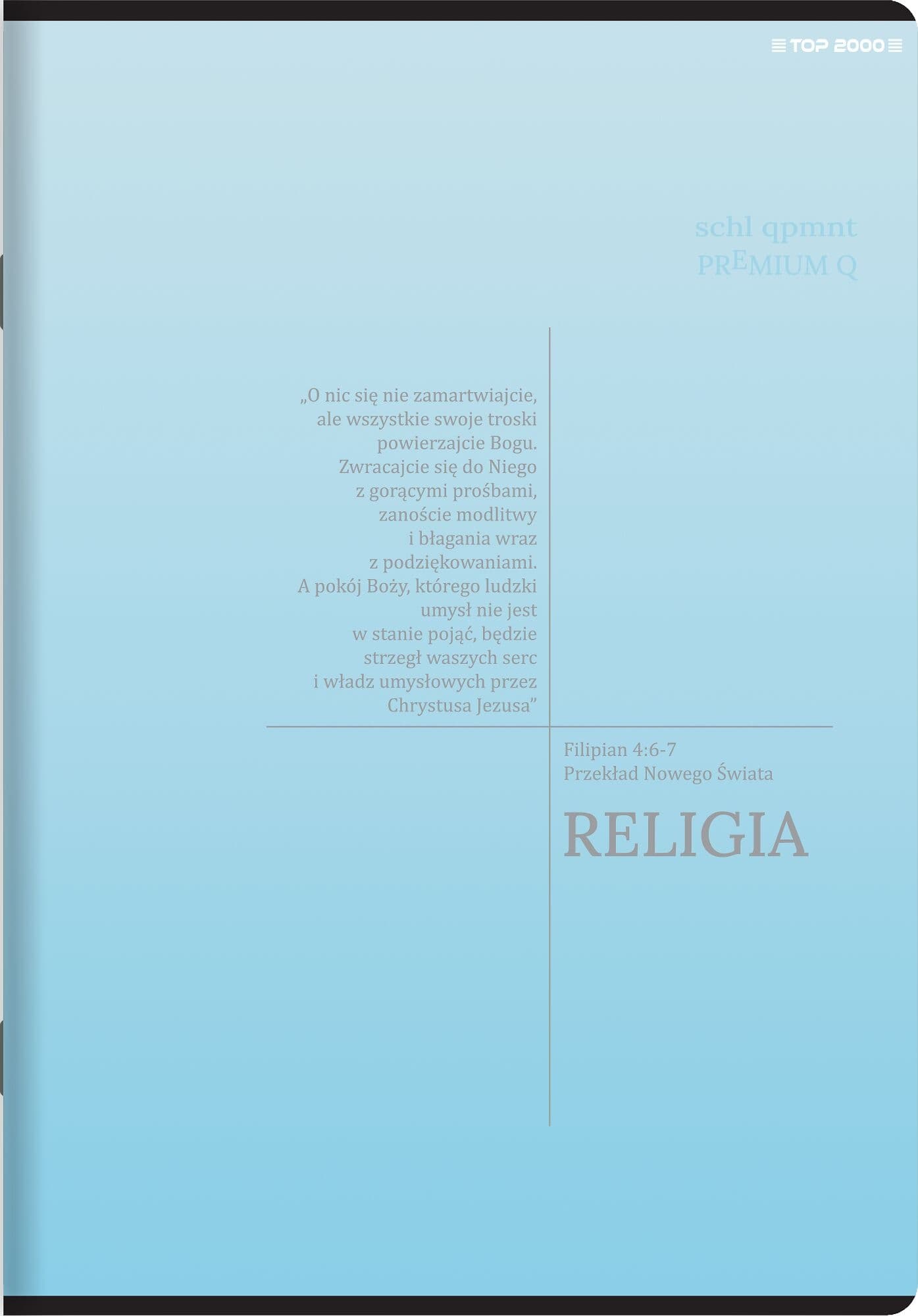 Zeszyt A5 32k RELIGIA 400168988 TOP 2000