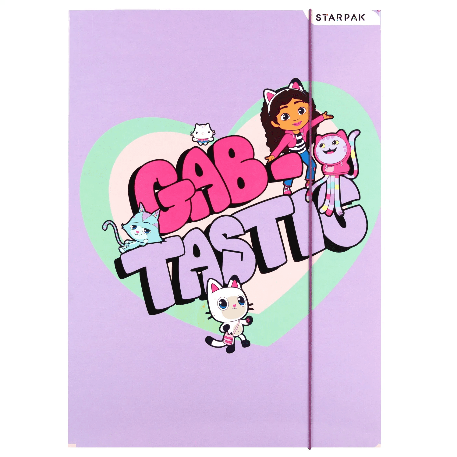 Teczka z gumką A4 GABBY mix 532165 STARPAK