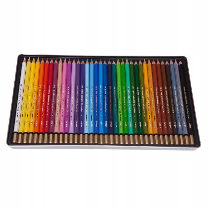 Kredki akwarele MONDELUZ 36 kol. opakowanie metalowe 3725 KOH-I-NOOR