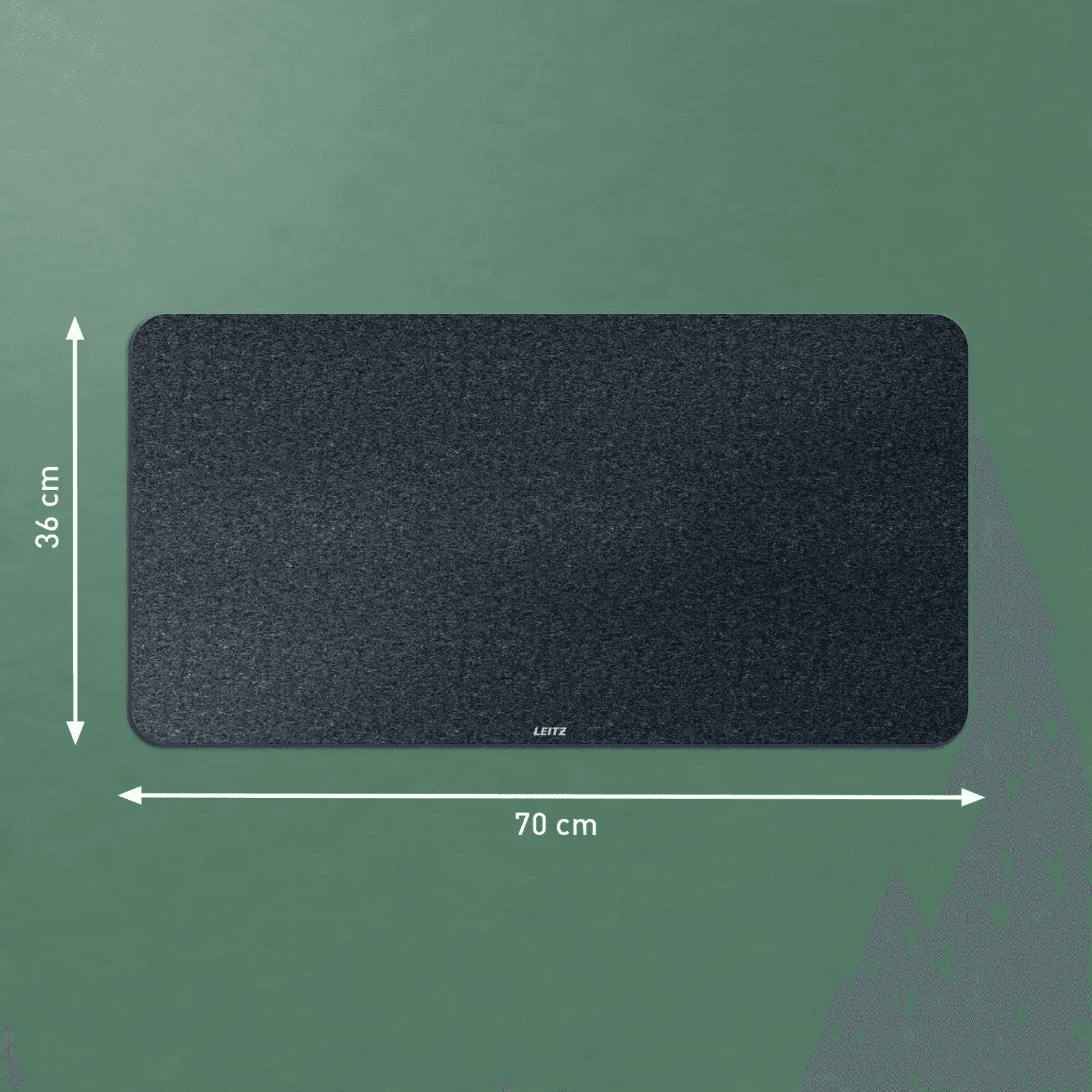 Mata na biurko filcowa 700x360mm szara 53830089 LEITZ