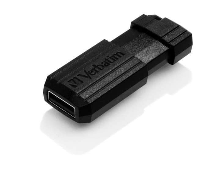 Pamięć USB 64GB VERBATIM USB 2.0 czarny 49065 PIN STRIPE