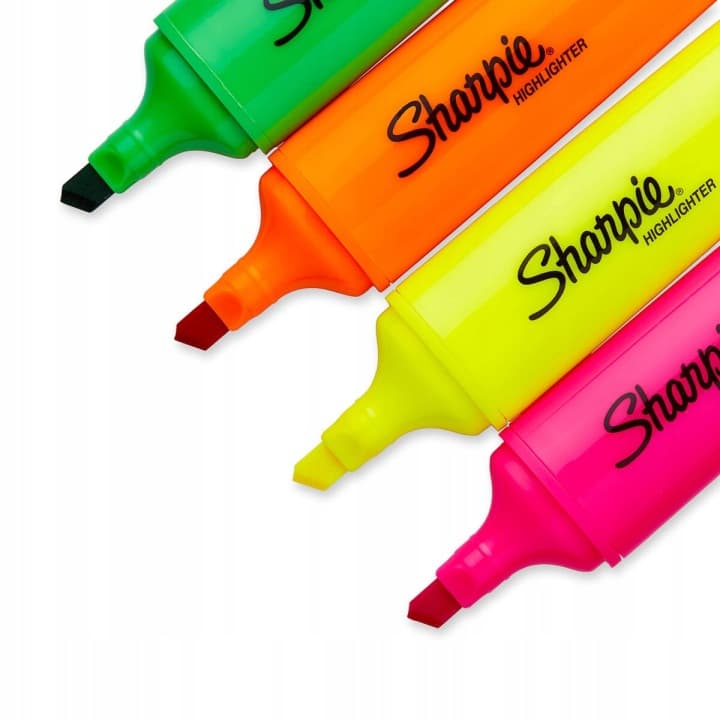 Zakreślacz fluo XL 4kol. SHARPIE 2190473