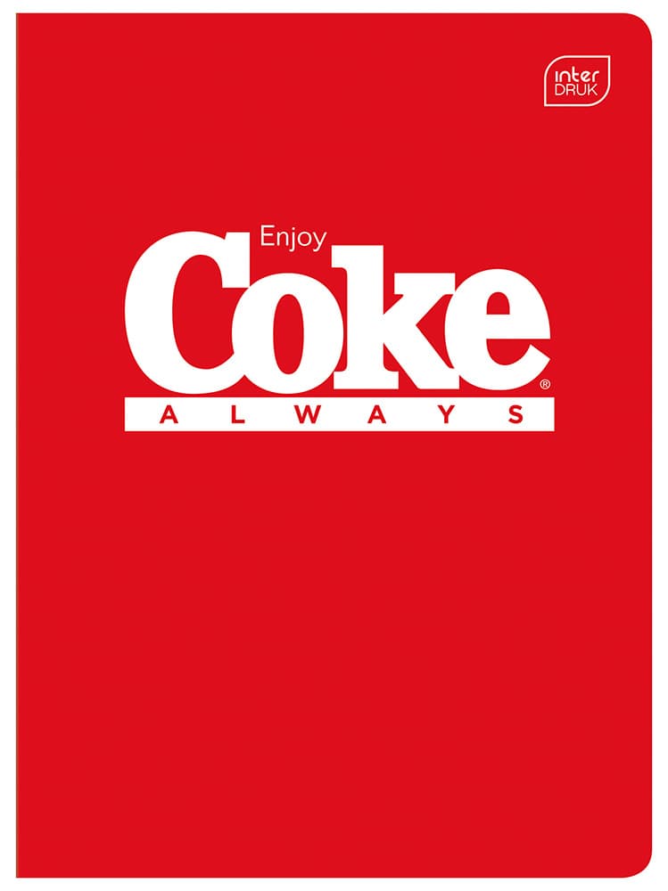 Zeszyt A5 60k kratka 70g M Hybrid COCA COLA INTERDRUK