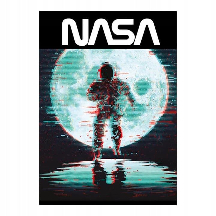 Zeszyt A5 32k kratka laminowany SPACE ADVENTURE z lakierem wybiórczym St.Majewski