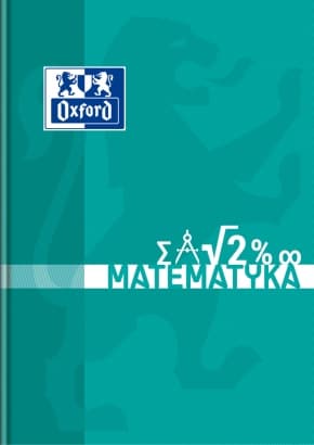 Brulion A5 80k kratka margines szyty MATEMATYKA 400128310 OXFORD