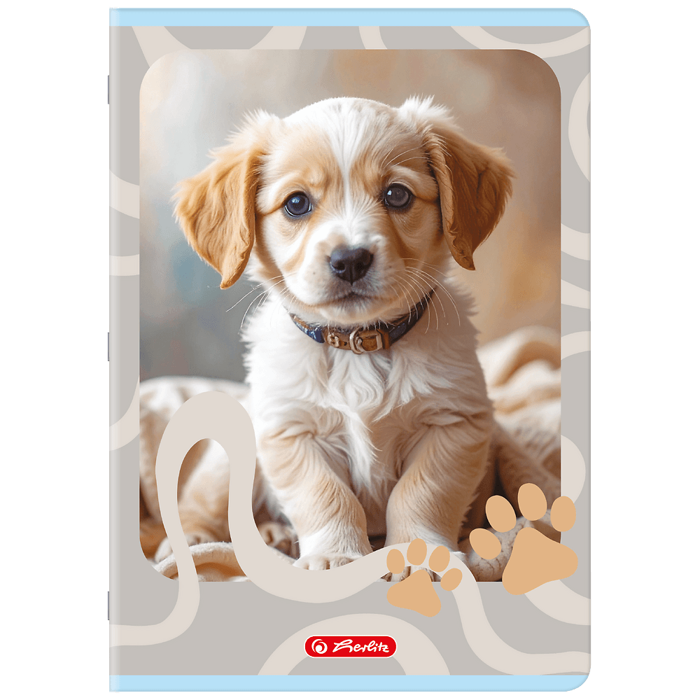 Zeszyt A4 32k kratka z marginesem ANIMALS 400206430 HERLITZ