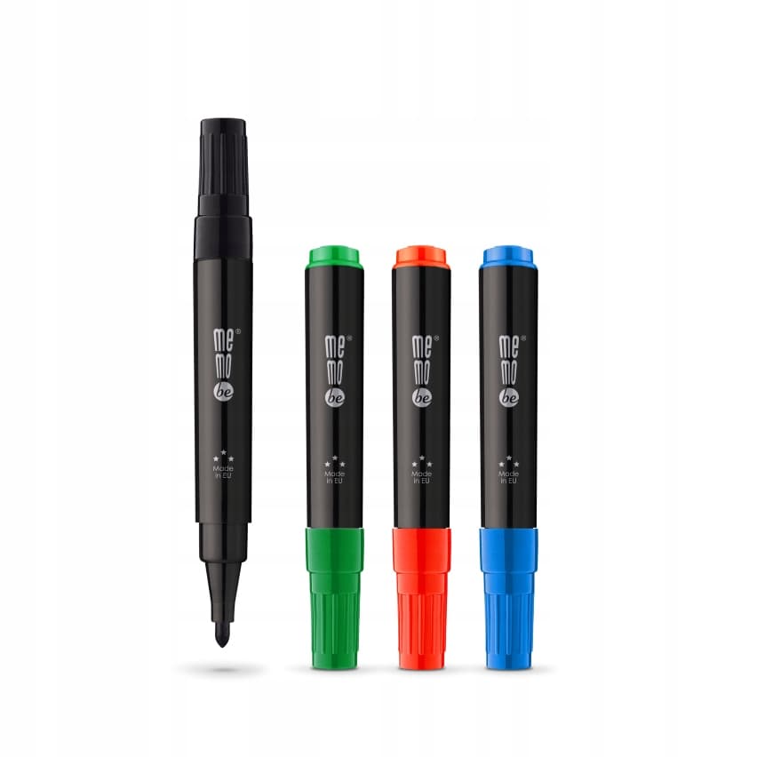 Marker permanentny M200 końcówka okrągła 3mm 4 kolory MM200-99 MEMOBE