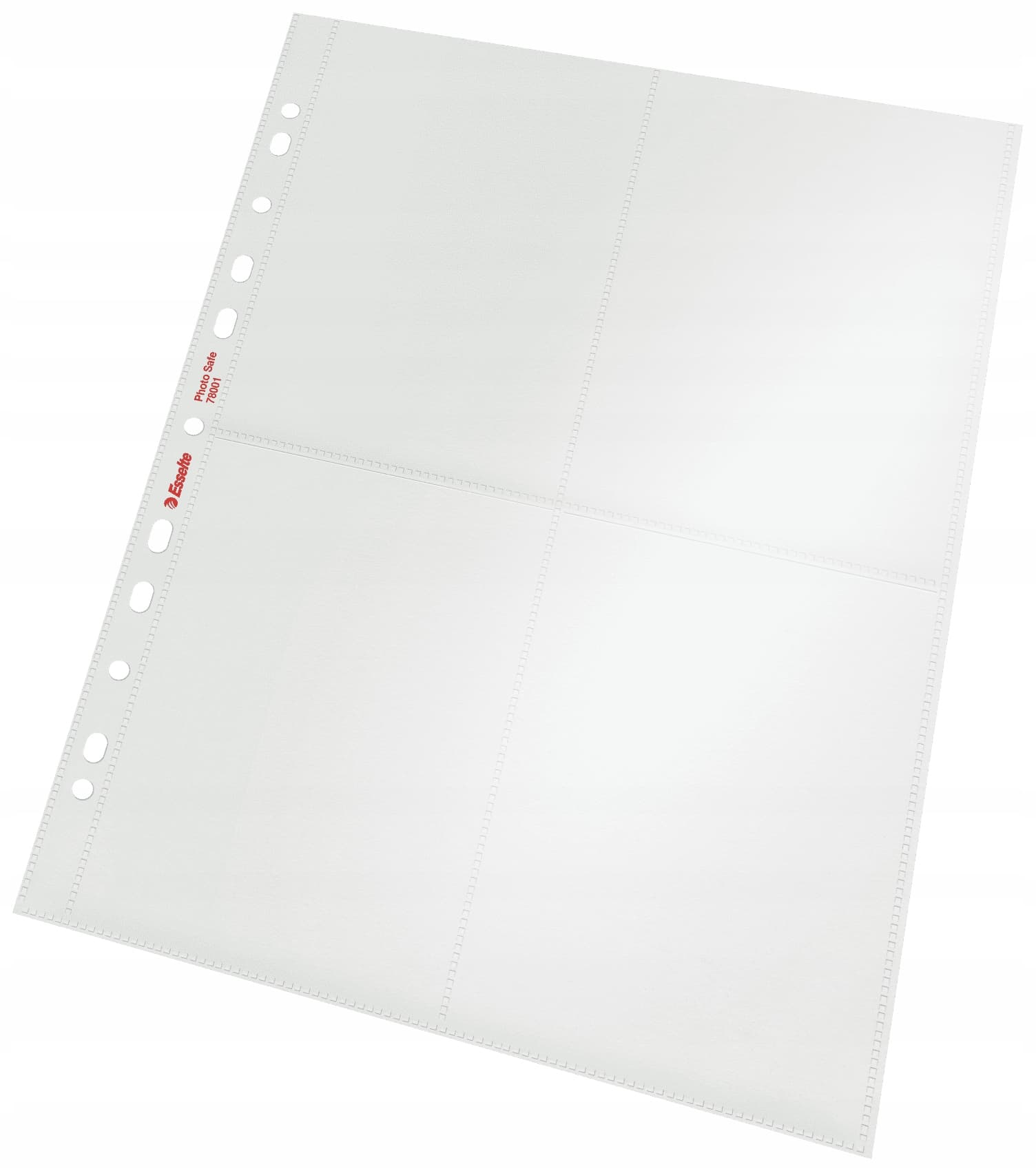 Koszulki krystaliczne na zdjęcia 10x15cm pionowe 80mic 10 sztuk 78001 ESSELTE