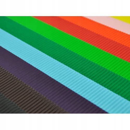 Tektura falista mała 25x35cm mix 10 arkuszy TF-2535 ALIGA