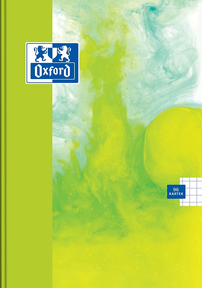 Zeszyt szkolny z twardą okładką A5 Brulion 96 kartek w kratkę PAINT 400170338 OXFORD