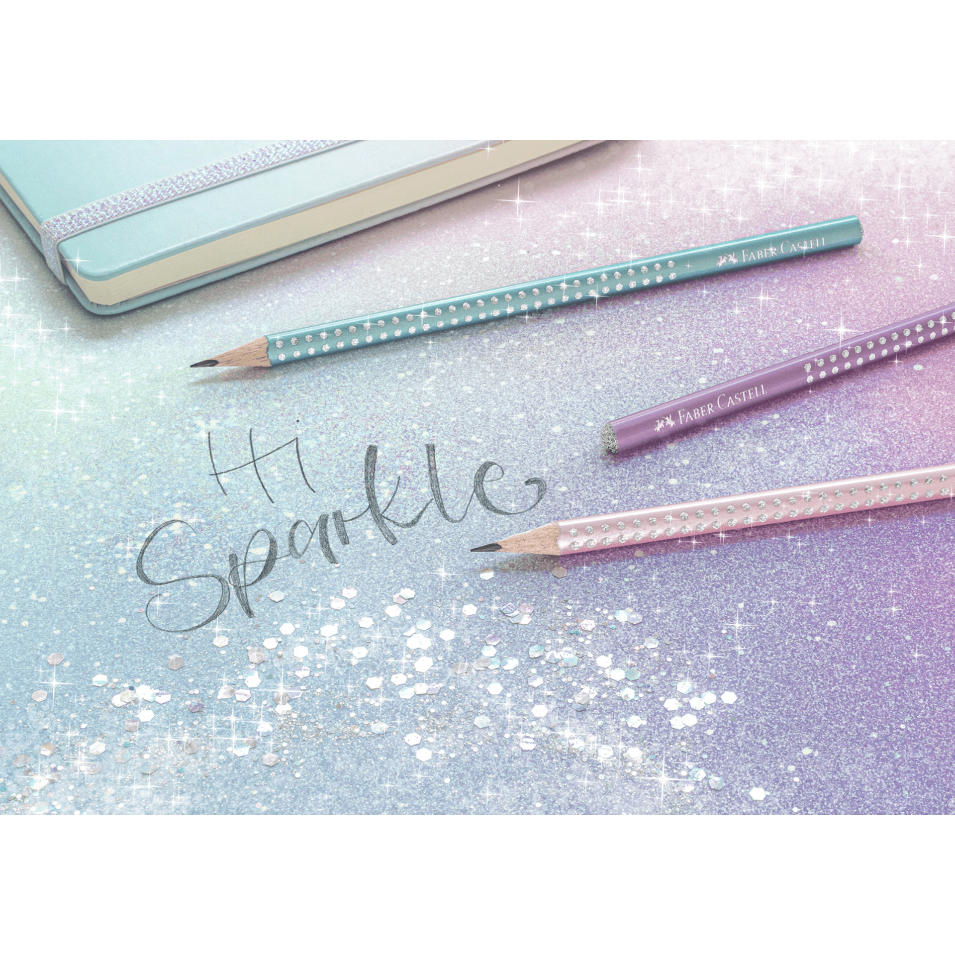 Ołówek SPARKLE METALLIC VIOLET 118263 Faber-Castell