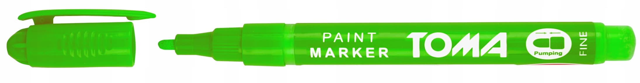 Marker olejowy F jasno zielony 1,5mm TO-441 TOMA