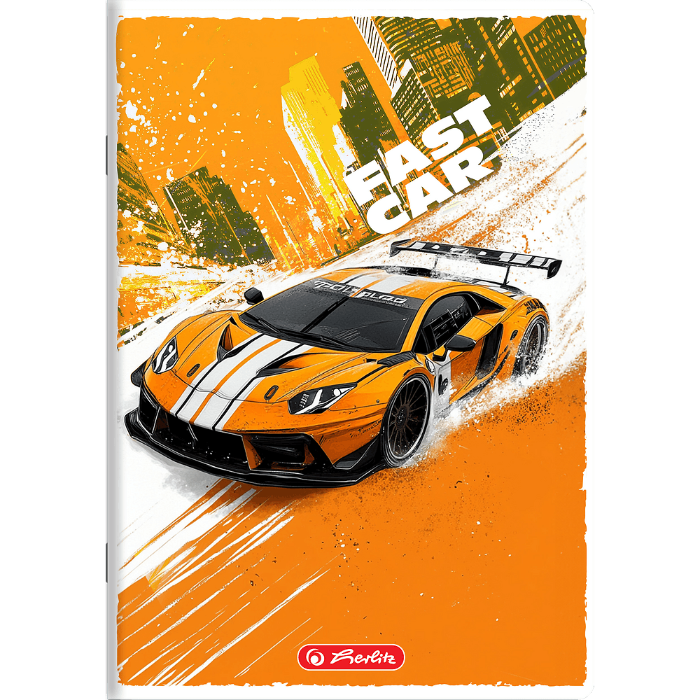 Zeszyt A5 32k kratka margines FAST CAR 400196836 HERLITZ