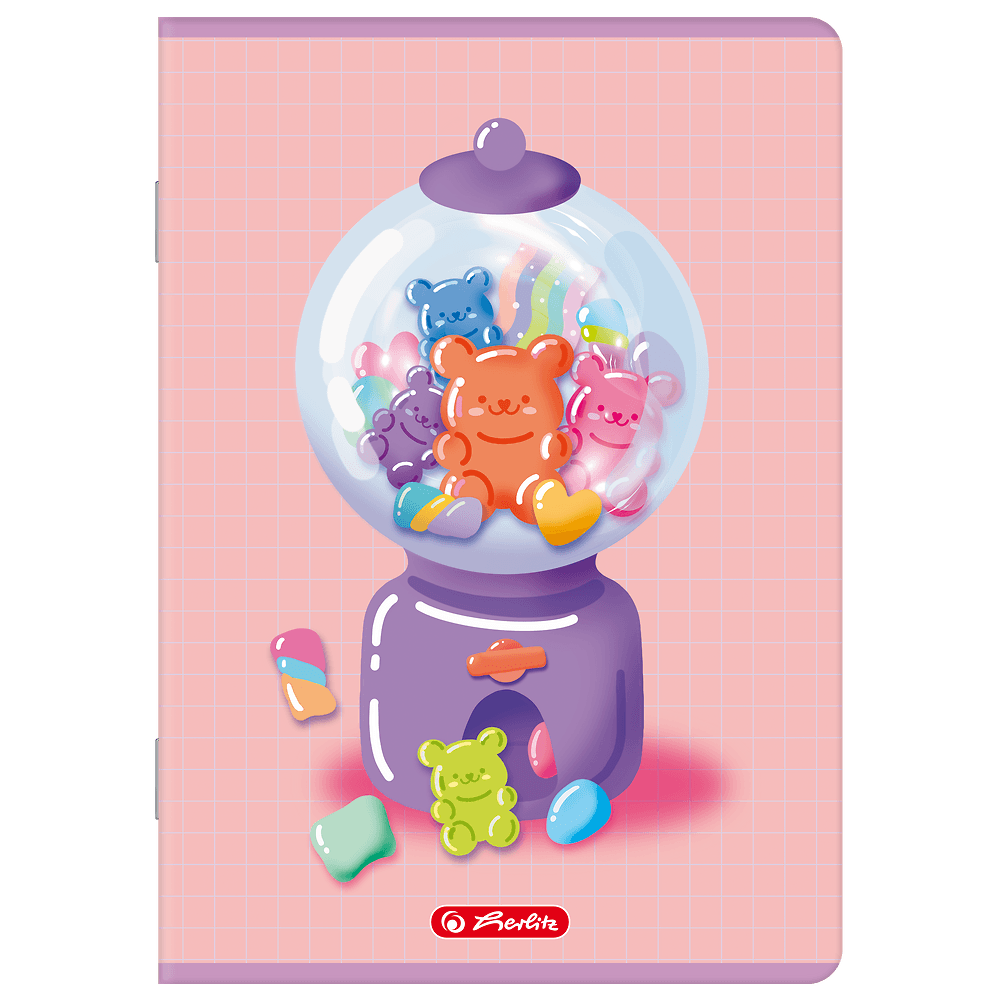 Zeszyt A5 16k kratka STANDARD JELLY 400206372 HERLITZ