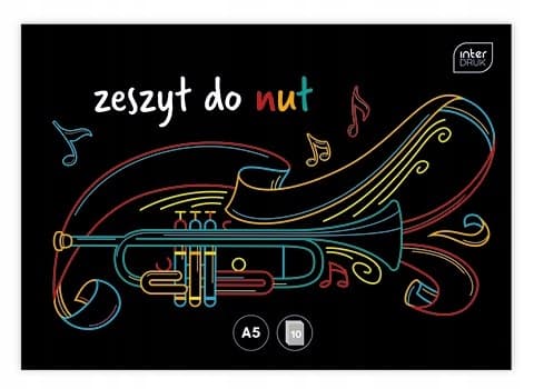 Zeszyt do nut A5 16kartek INTERDRUK