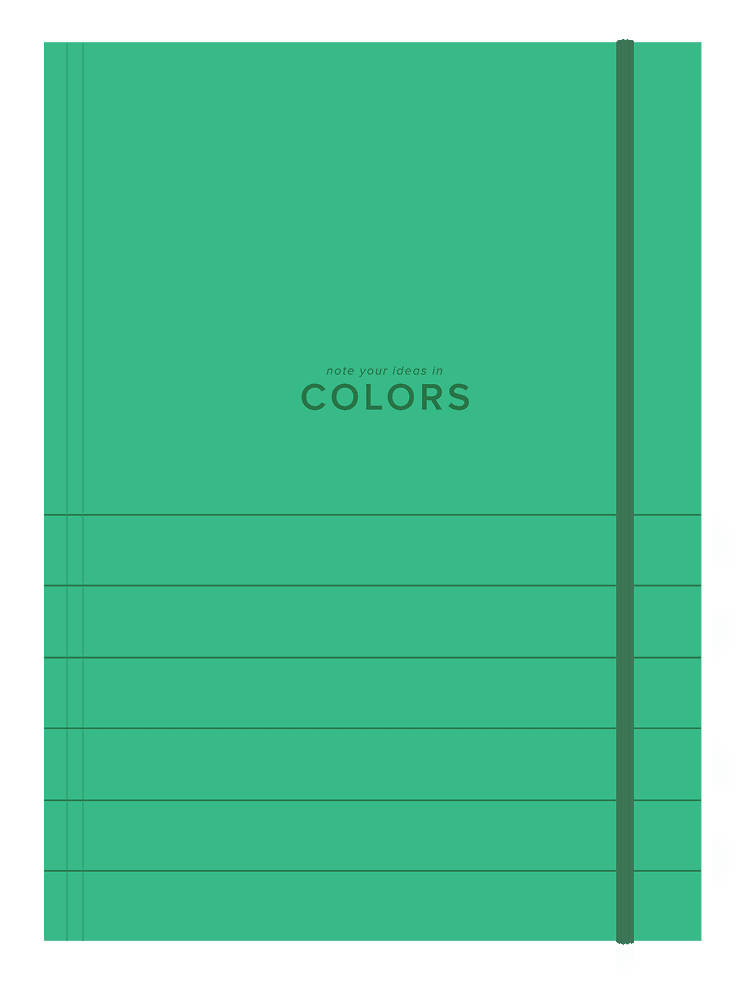 Teczka z gumką COLORS mix (10sztuk) 400171743 TOP 2000