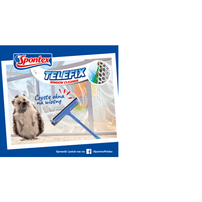 Ściągaczka do szyb SPONTEX Telefix 2w1 97051075