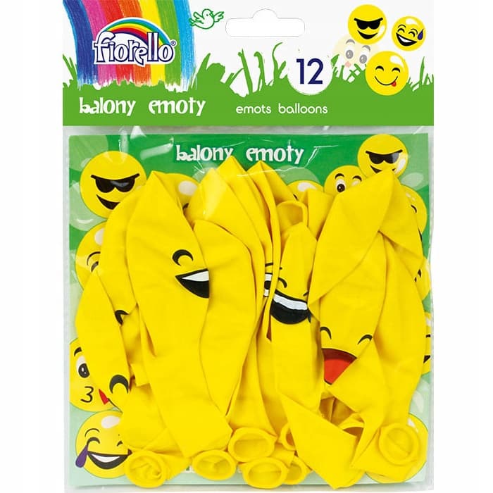 Balony Emoty Party (12szt.) 170-2328 FIORELLO