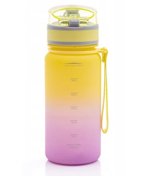Bidon AQUA PURE yellow/lavender 400ml 511023003 ASTRA