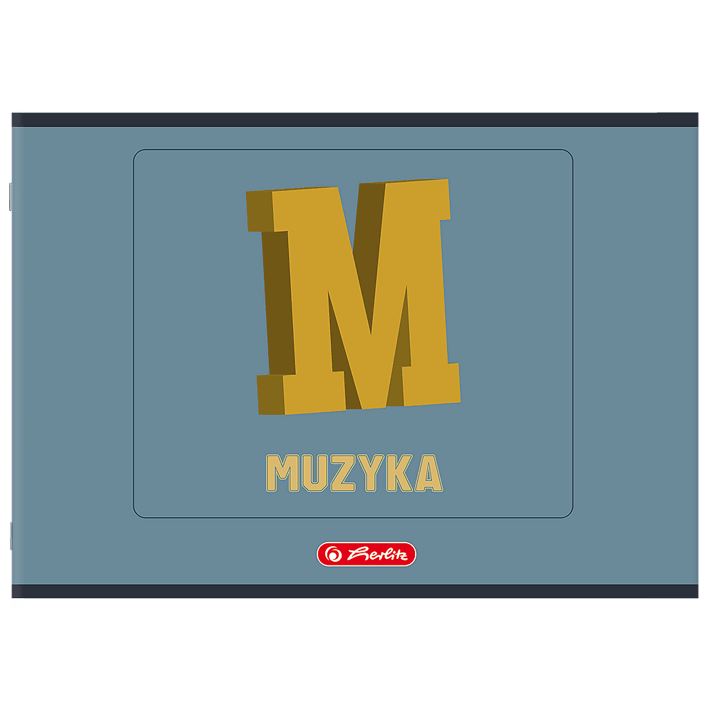 Zeszyt do nut A5 16k pięciolinia MUZYKA 400206336 HERLITZ