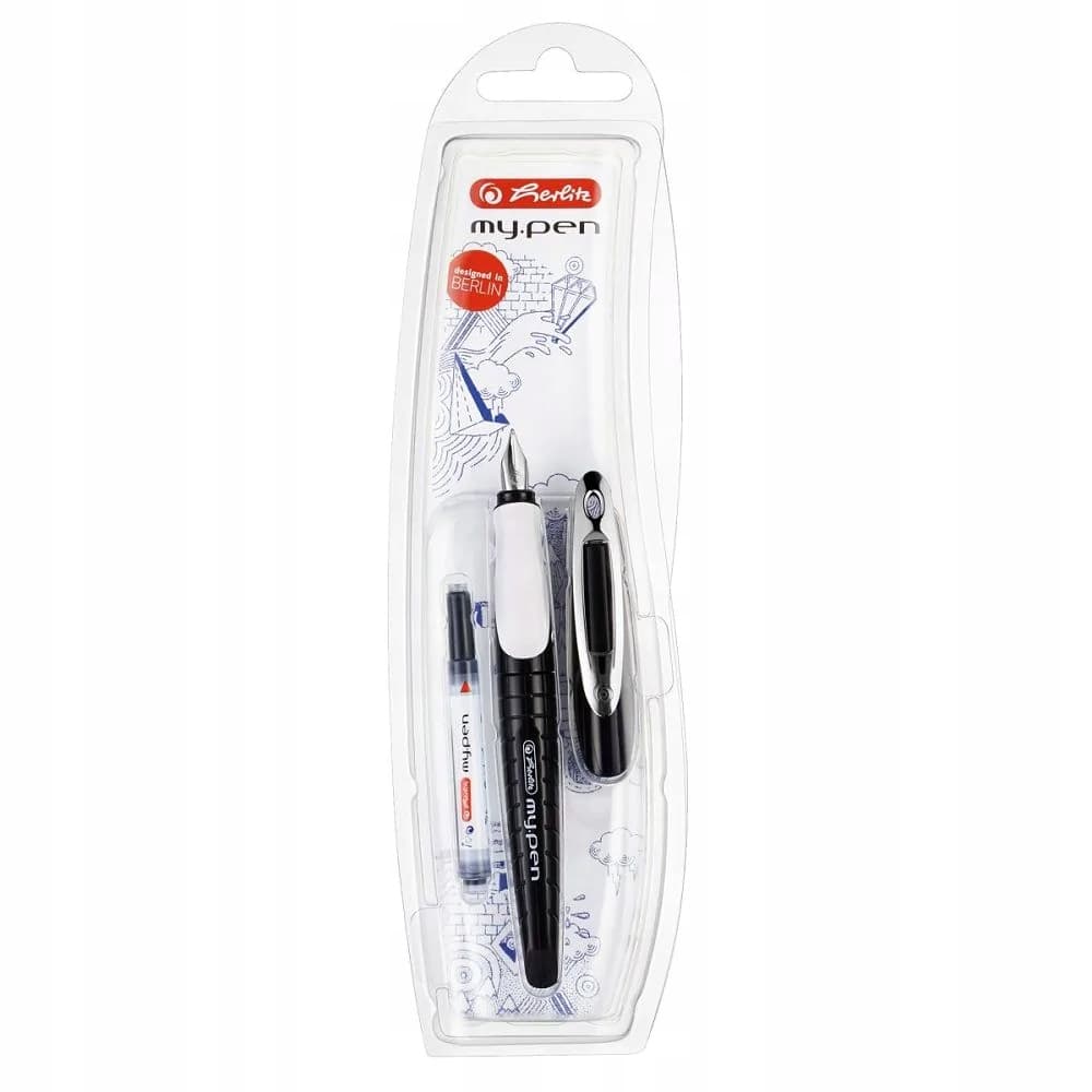 Pióro wieczne MY.PEN czarne dla praworęcznych 300002935 HERLITZ