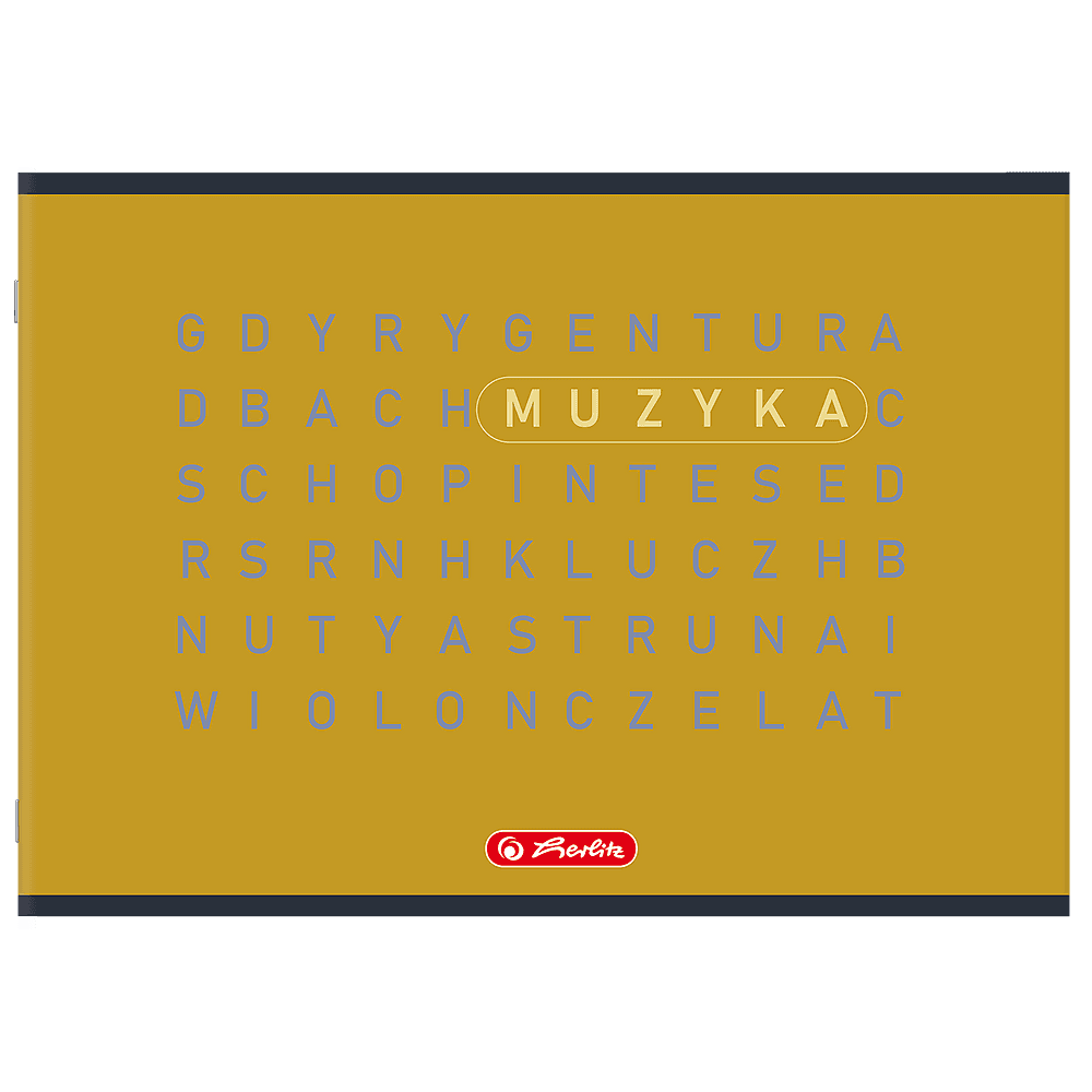 Zeszyt do nut A5 16k pięciolinia MUZYKA 400206336 HERLITZ