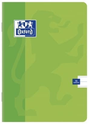Zeszyt A5 32k linia laminowany 90g 400026765 OXFORD
