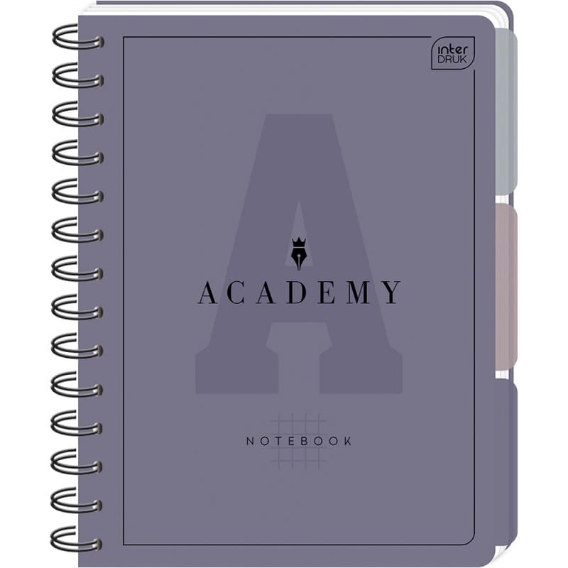 Kołozeszyt B5 100k kratka 90g przekł PP ACADEMY