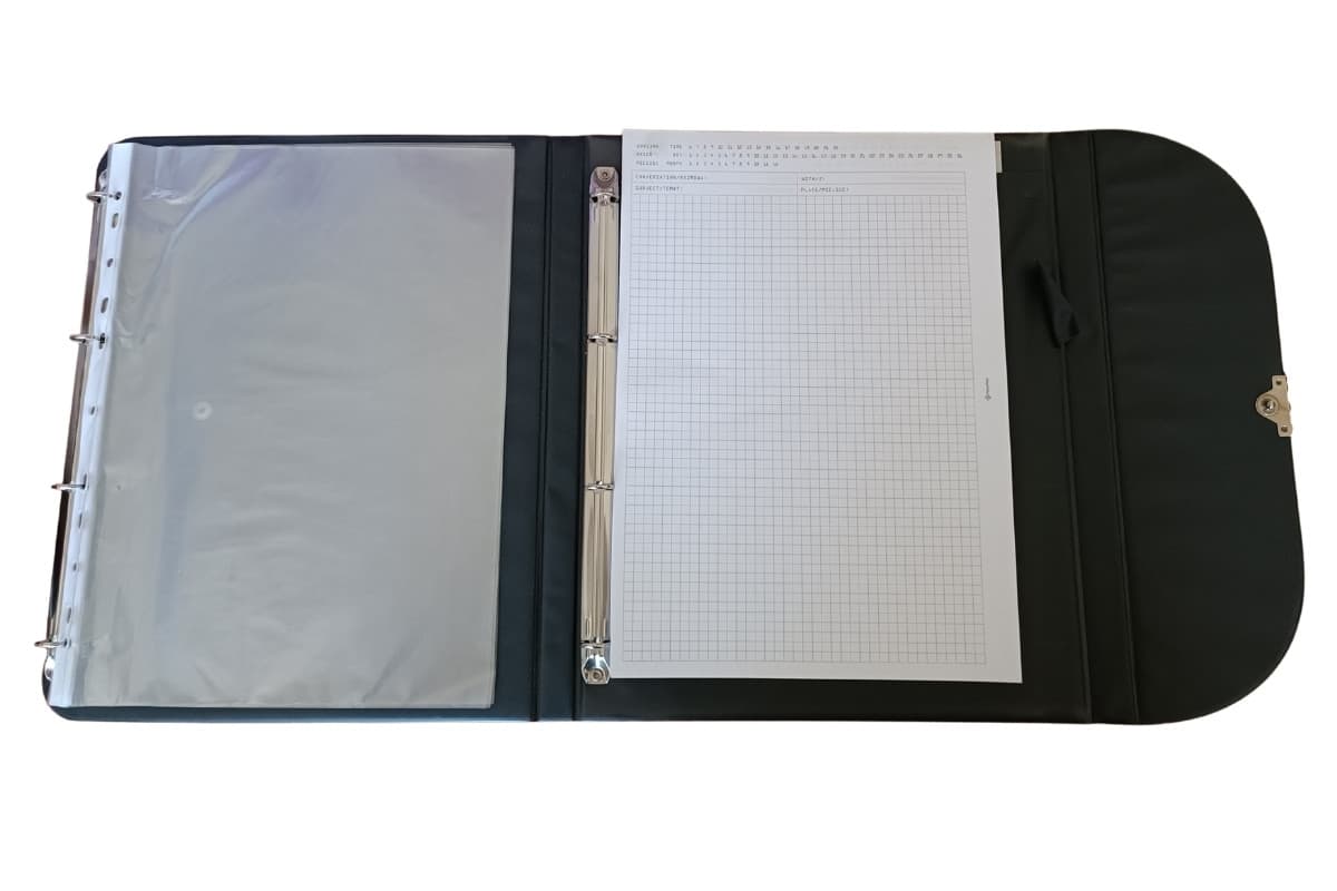 Teczka Handlowa ekoskóra czarna 0317-0048-01 PANTA PLAST