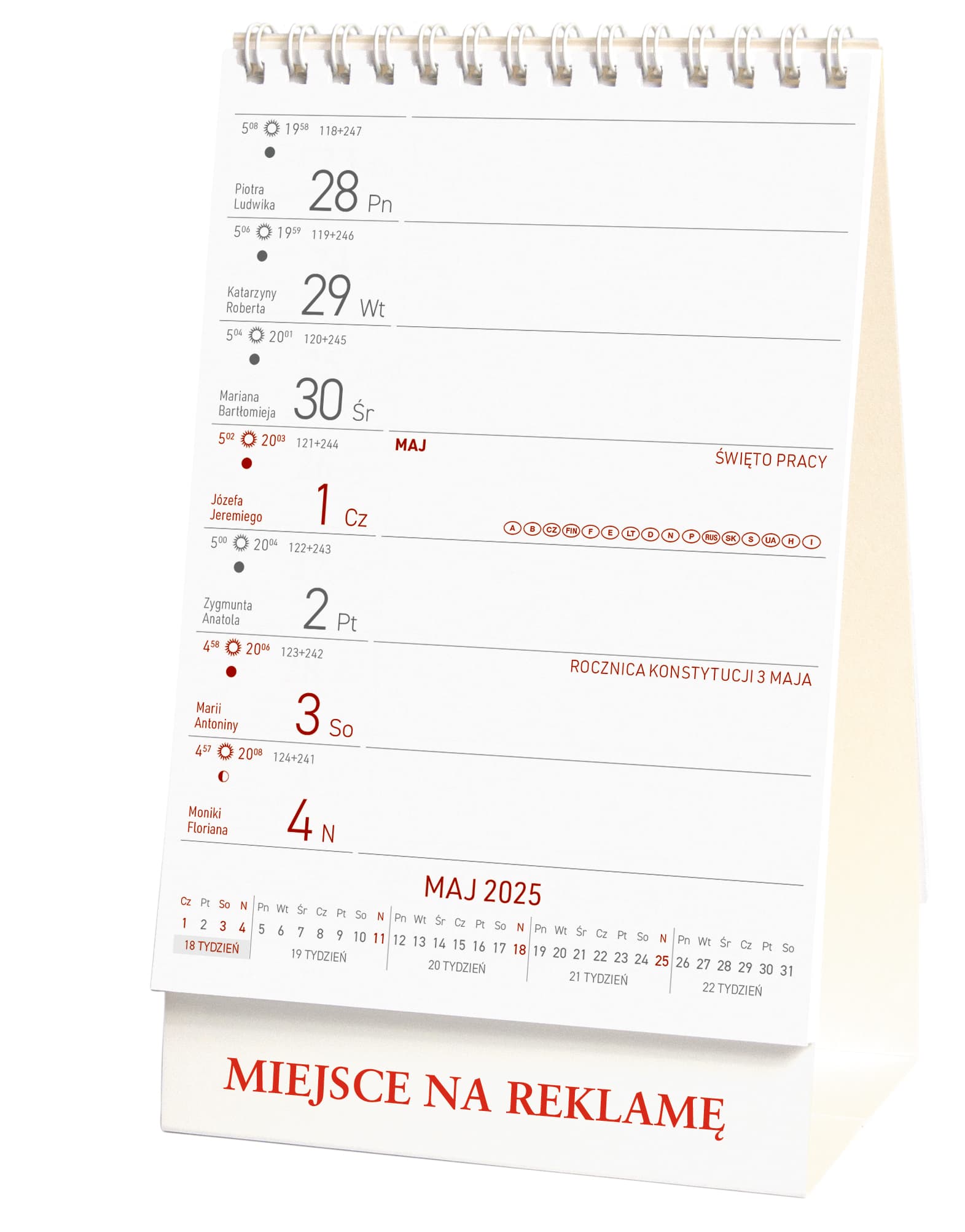 Kalendarz stojący 2026 KB037B Wokół Nas