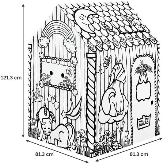 Domek do kolorowania JEDNOROŻEC XL 100142504 FELLOWES
