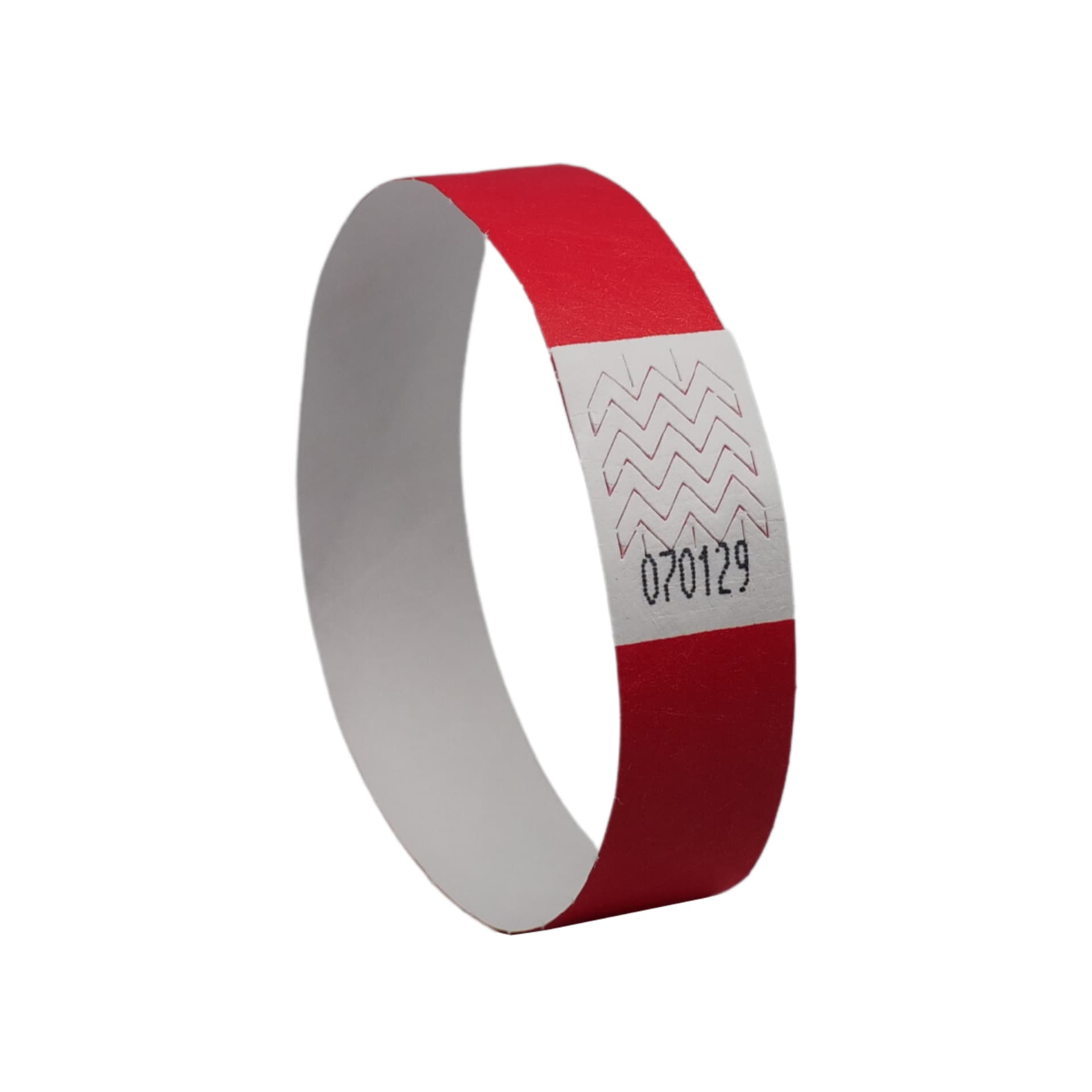 Opaski na rękę 256x19mm (50 arkuszy = 500 opasek) neonowe czerwone TYVRD-50 AVERY