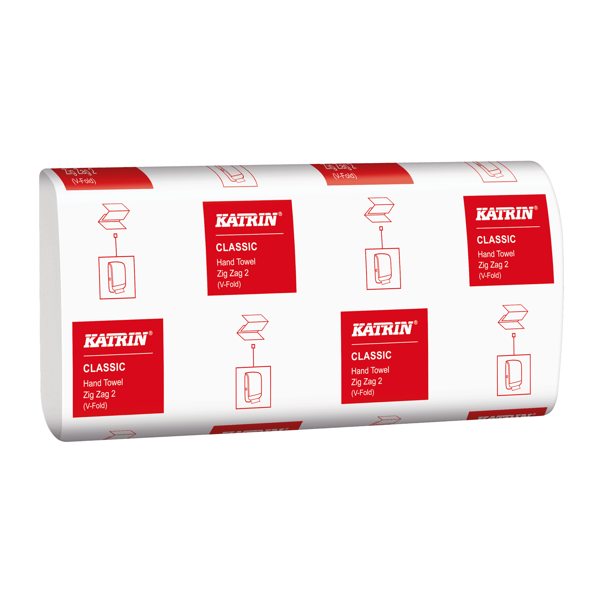 Ręcznik ZZ KATRIN biały 2w 20x150listków CLASSIC 65944/431468/36180 karton