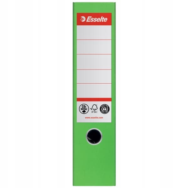 Segregator A4/75mm No.1 zielony 627567 ESSELTE Neutral CO2