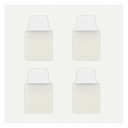 Zakładki indeksujące samoprzylepne 25,4x38,1mm przezroczyste z białą zakładką Ultra Tabs 74788 AVERY ZWECKFORM