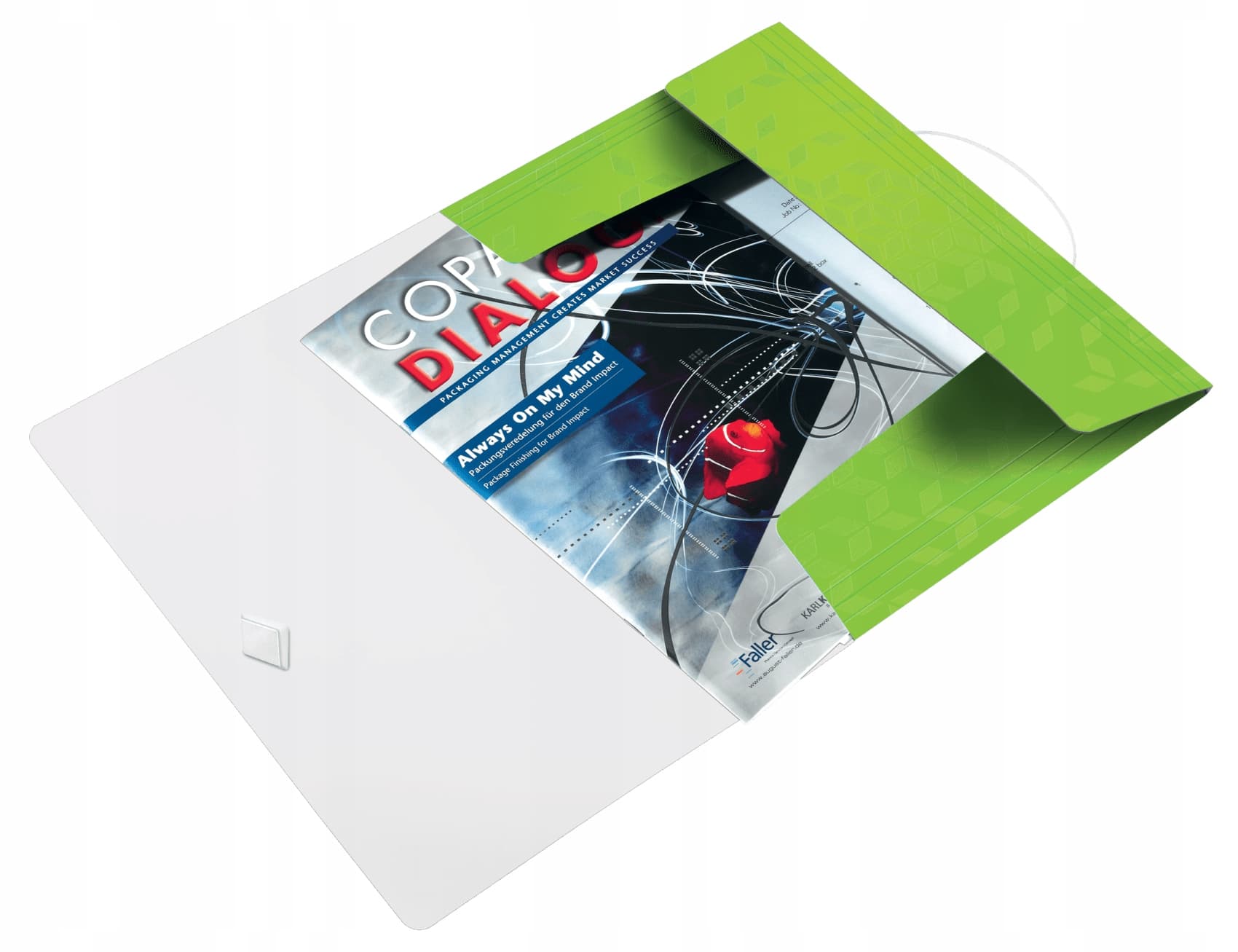 Teczka z gumką LEITZ WOW 15mm 150k A4 zielona 45990054