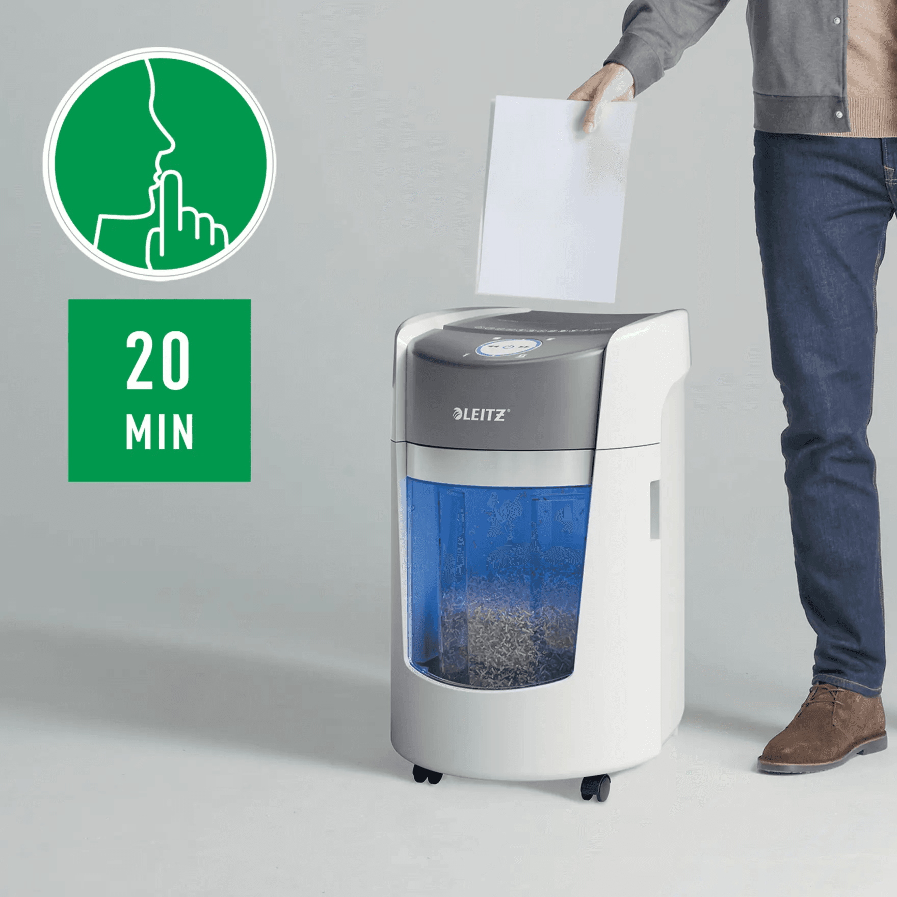 Niszczarka Leitz IQ Optimax Small Office 350 P5 22L 83590000