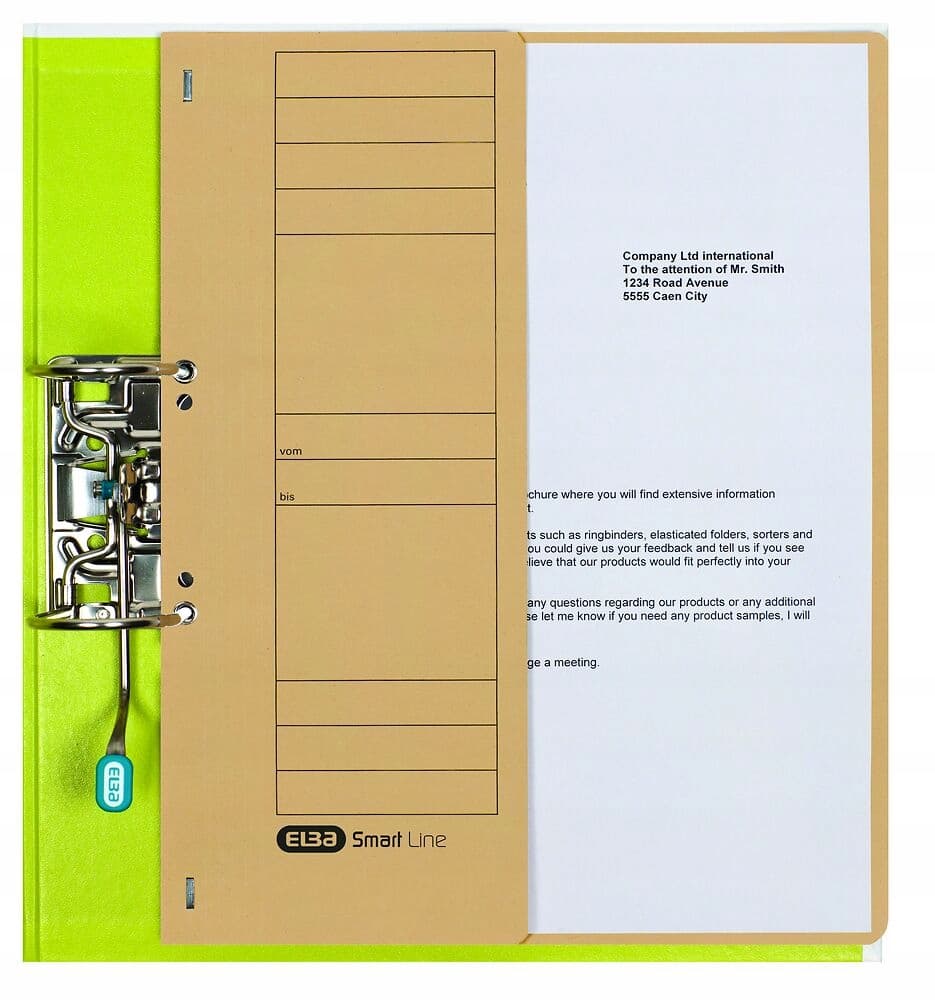 Skoroszyt oczkowy 1/2 A4 kremowy 100551877 ELBA