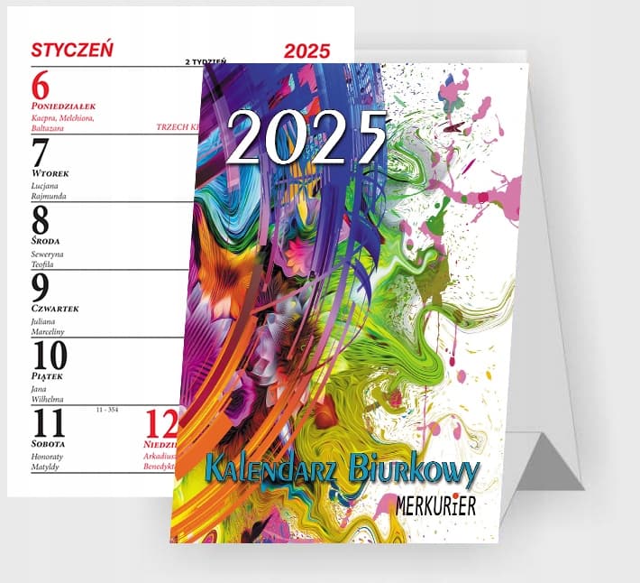 Kalendarz biurowy pionowy MERKURIER B1 BESKIDY