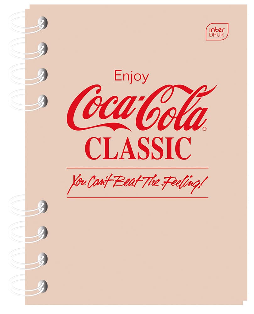Notes na spirali 80k linia Slim Hybrid COCA COLA INTERDRUK