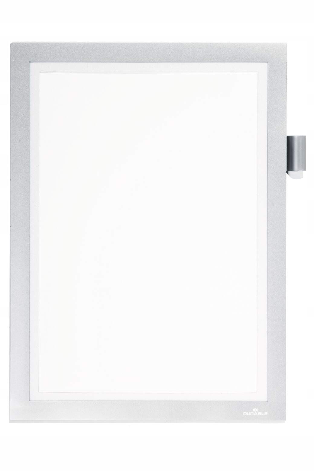 Duraframe NOTE A4 samoprzylepna ramka srebrna DURABLE 499323