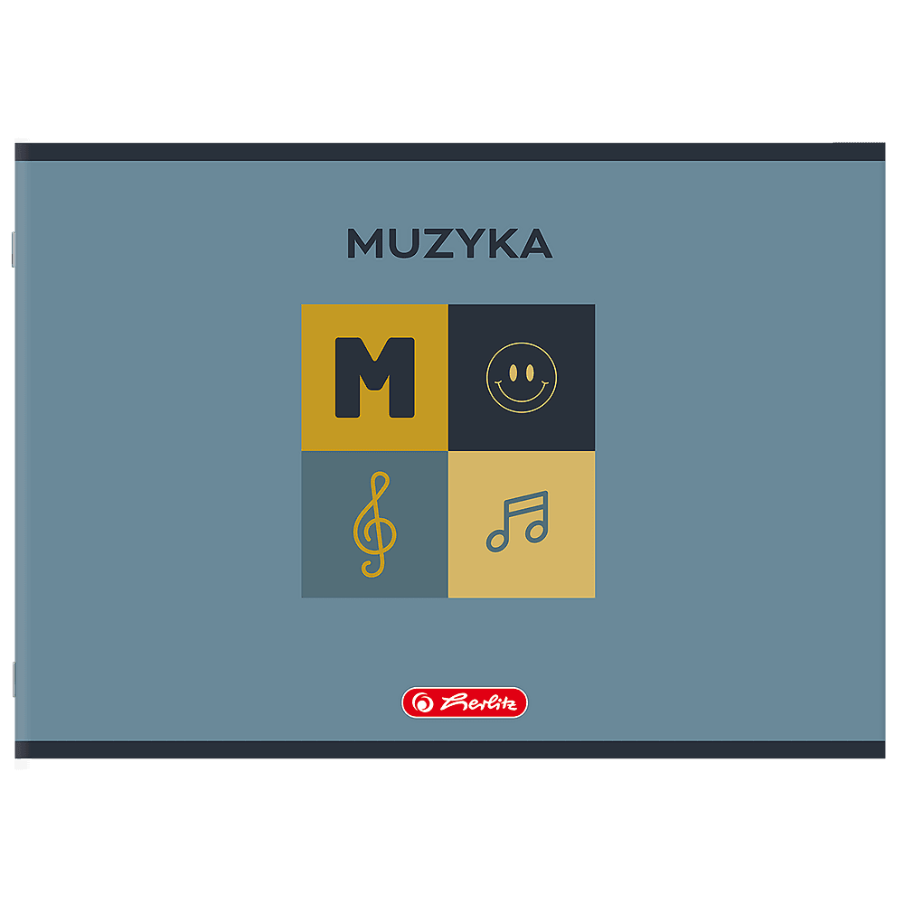 Zeszyt do nut A5 16k pięciolinia MUZYKA 400206336 HERLITZ