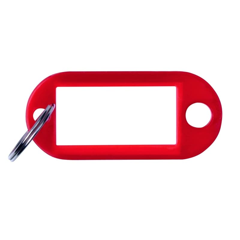 Zawieszka do kluczy czerwone (10szt.) 50x20mm 19115212-04 OFFICE PRODUCTS