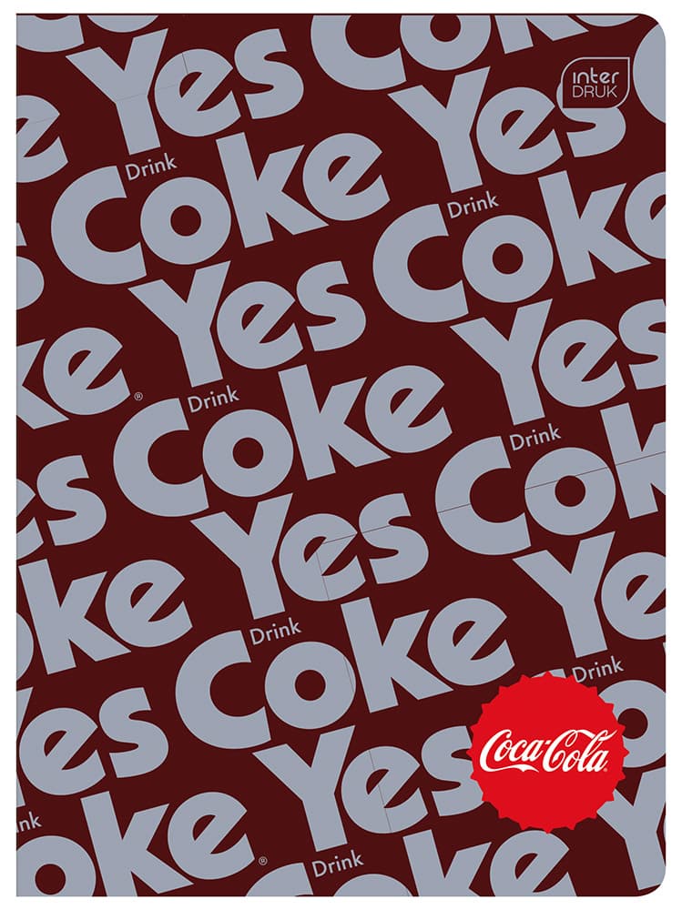Zeszyt A5 60k kratka 70g M Hybrid COCA COLA INTERDRUK
