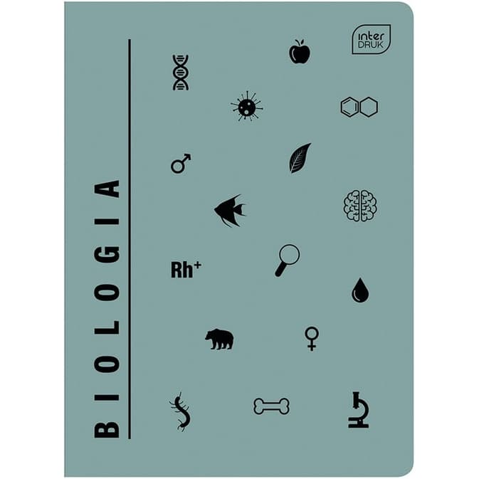 Zeszyt A5 60k kratka BIOLOGIA INTERDRUK